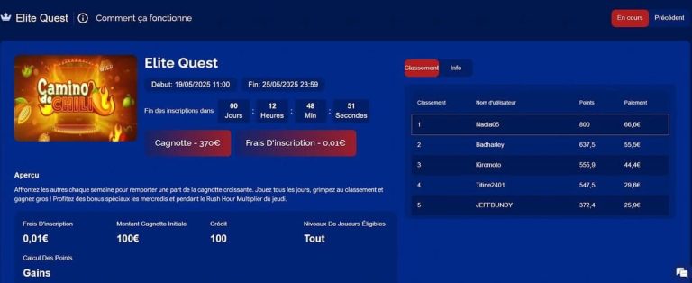 Elite casino | Récompenses et avantages exclusifs