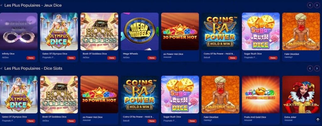Casino Elite jeux