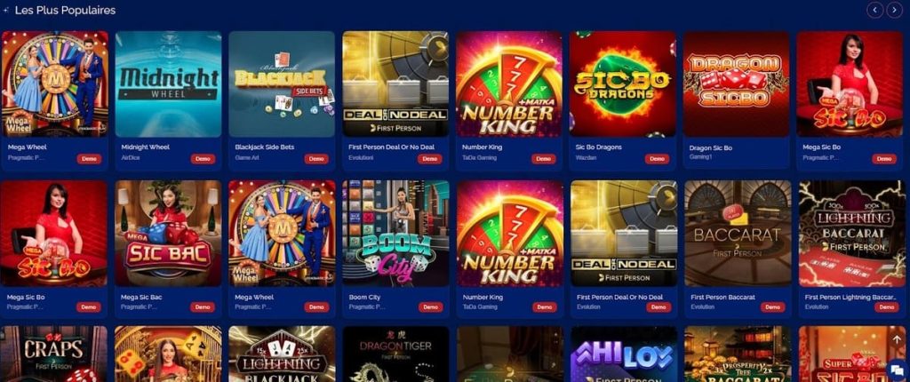 Casino Elite jeux live